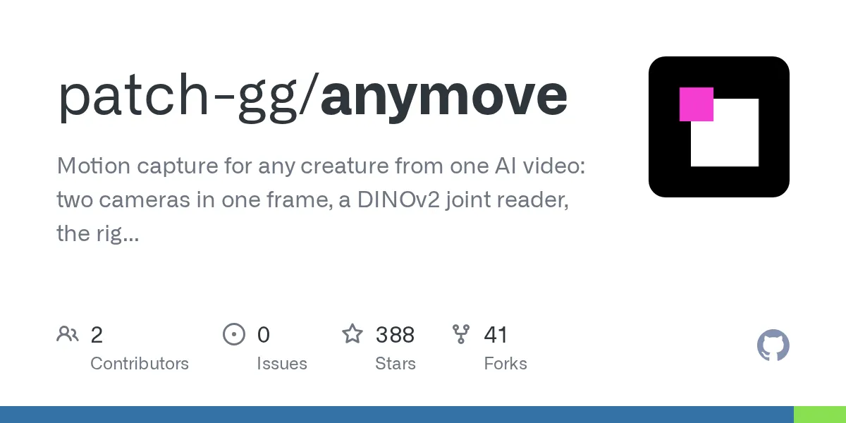 anymove extracts game-ready creature animation from a single AI-generated video